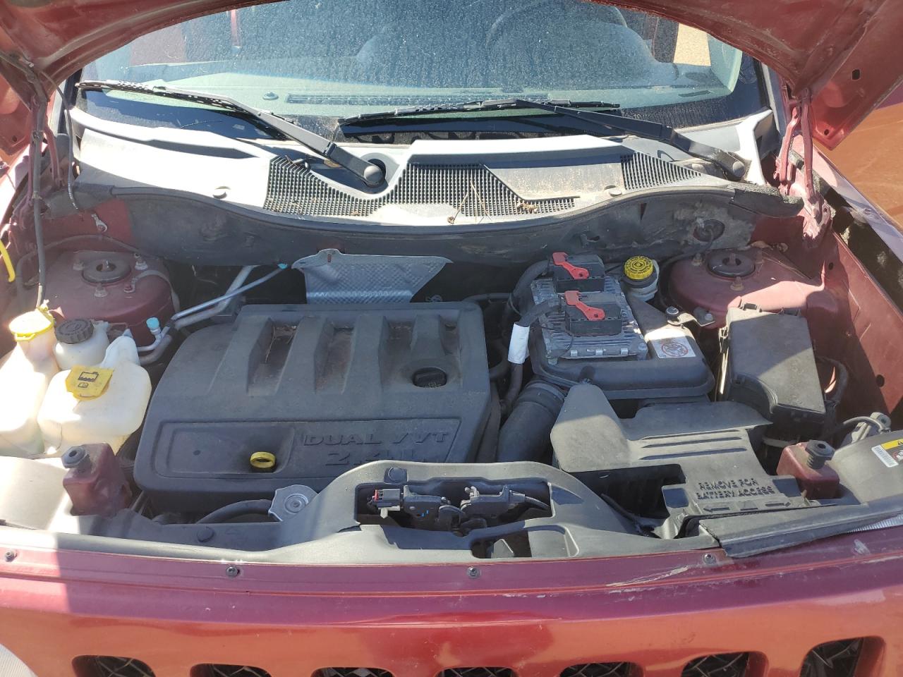 2016 Jeep Liberty (Patriot) VIN 1C4NJRFB3GD719407 Copart auction photo, front end / minor dent/scratches damage thumbnail 14