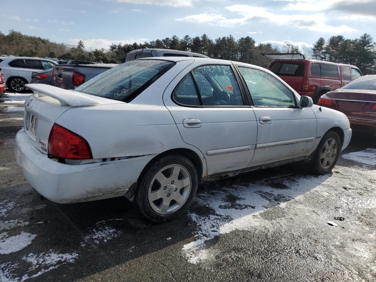 2006 Nissan Sentra VIN 3N1CB51DX6L570365 Copart auction photo, rear end / minor dent/scratches damage thumbnail 3