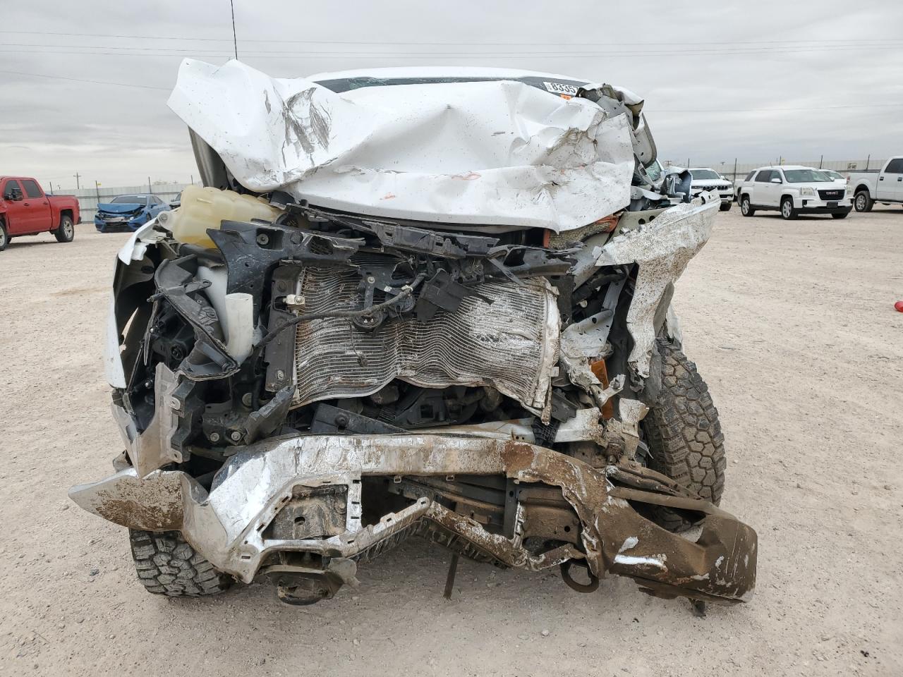 2021 Ford F-150 VIN 1FTFW1E50MKD75335 Copart auction photo, front end / side damage thumbnail 5