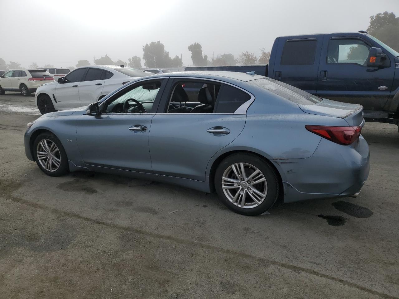 2018 Infiniti Q50 VIN JN1EV7AP2JM351114 Copart auction photo, vandalism damage thumbnail 2