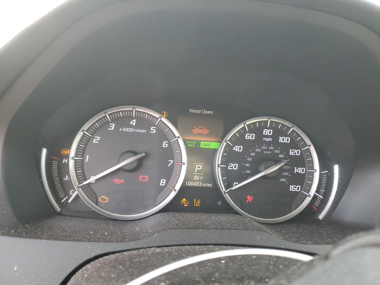 2016 Acura MDX VIN 5FRYD4H46GB050465 Copart auction photo, front end / mechanical damage thumbnail 9