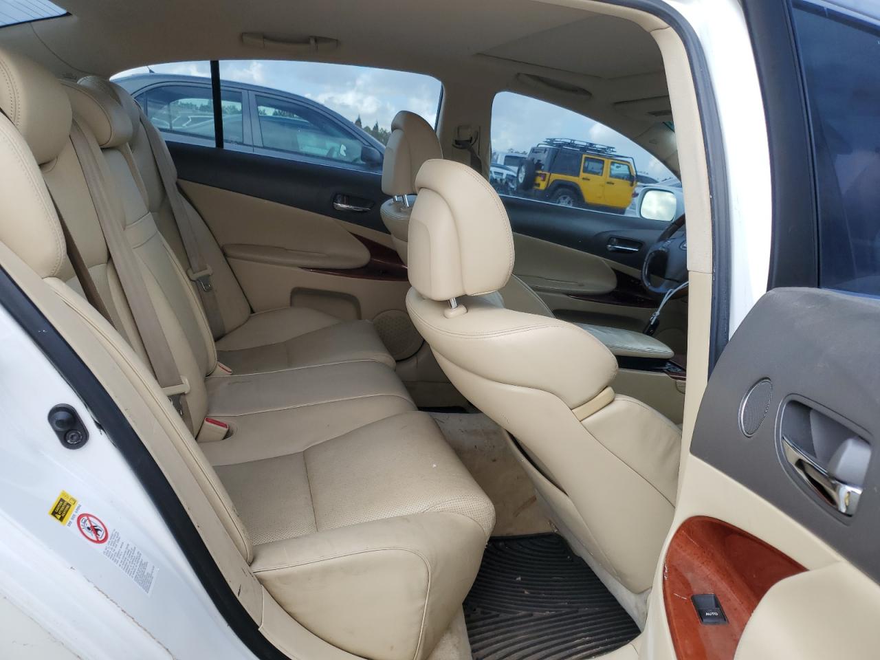2007 Lexus GS VIN JTHBE96S170009483 Copart auction photo, side / rear end damage thumbnail 10