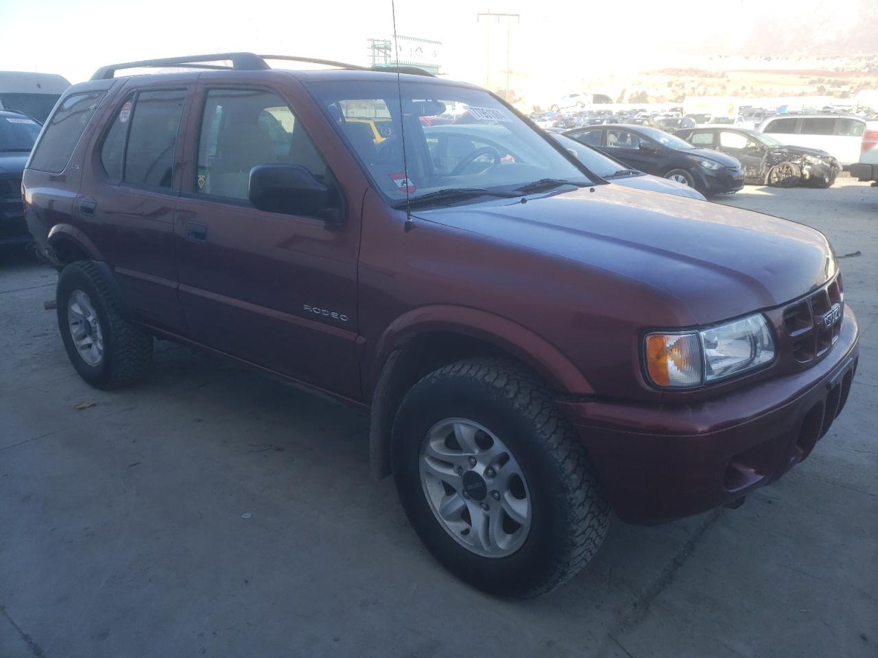 2002 Isuzu Rodeo VIN 4S2DM58W824313096 Copart auction photo, rear end damage thumbnail 4