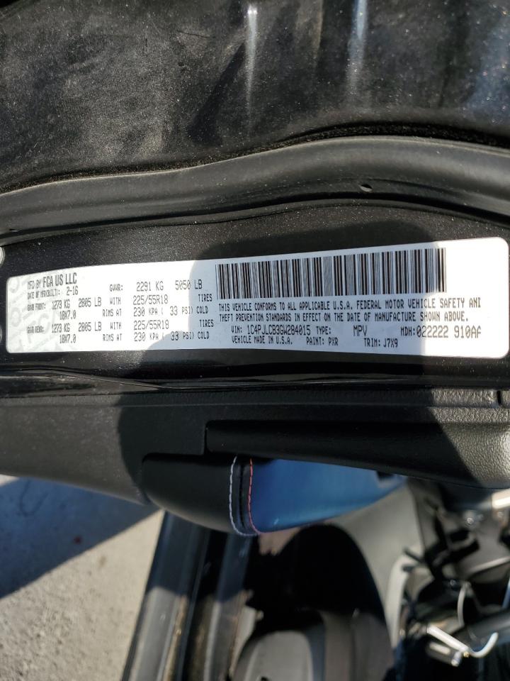 2016 Jeep Grand Cherokee VIN 1C4PJLCB3GW284015 Copart auction photo, all over damage thumbnail 15