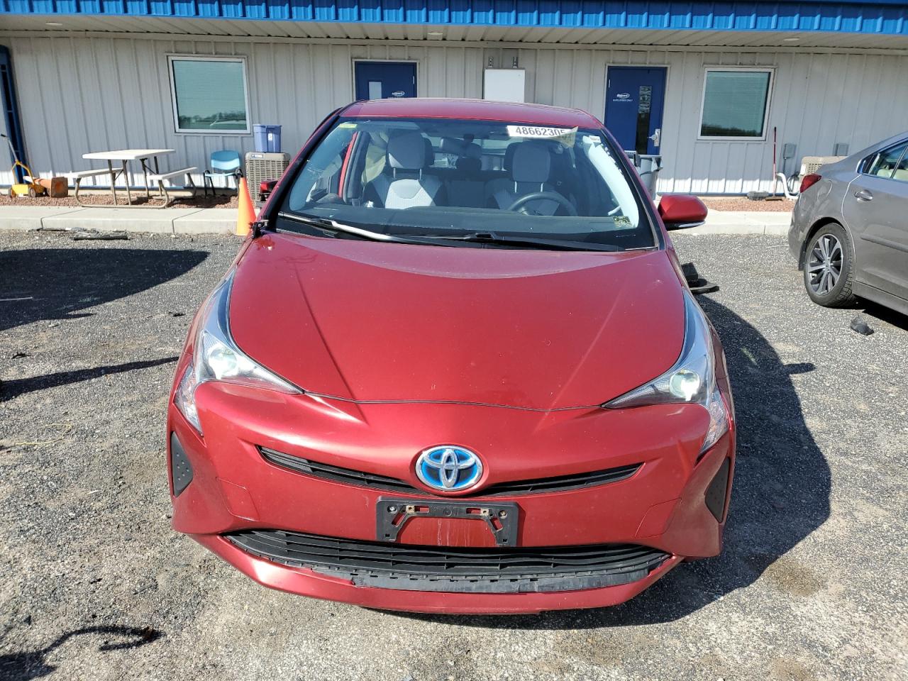 2016 Toyota Prius VIN JTDKBRFU8G3527875 Copart auction photo, side / rear end damage thumbnail 5