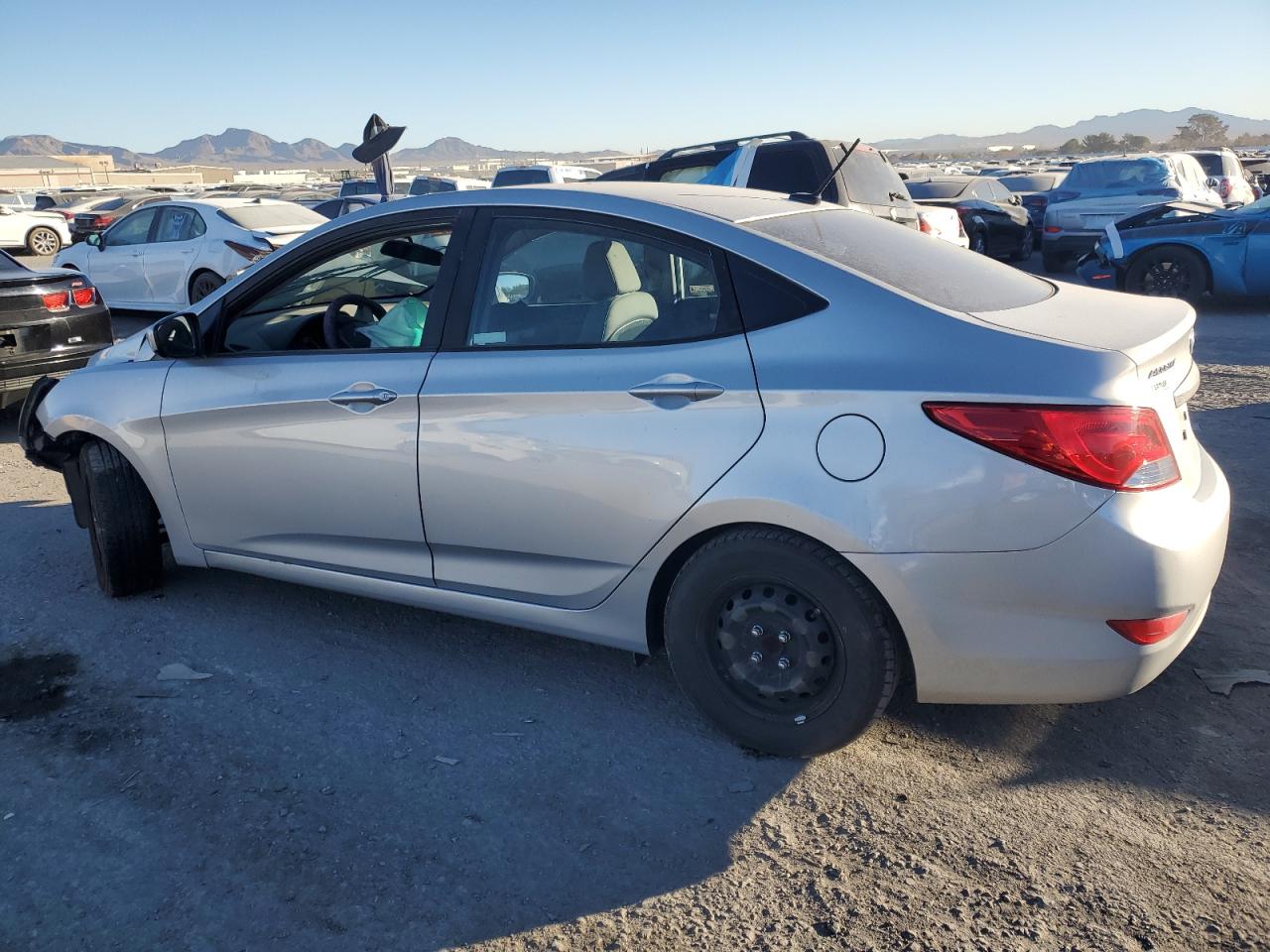 2016 Hyundai Accent VIN KMHCT4AE6GU104917 Copart auction photo, front end damage thumbnail 2