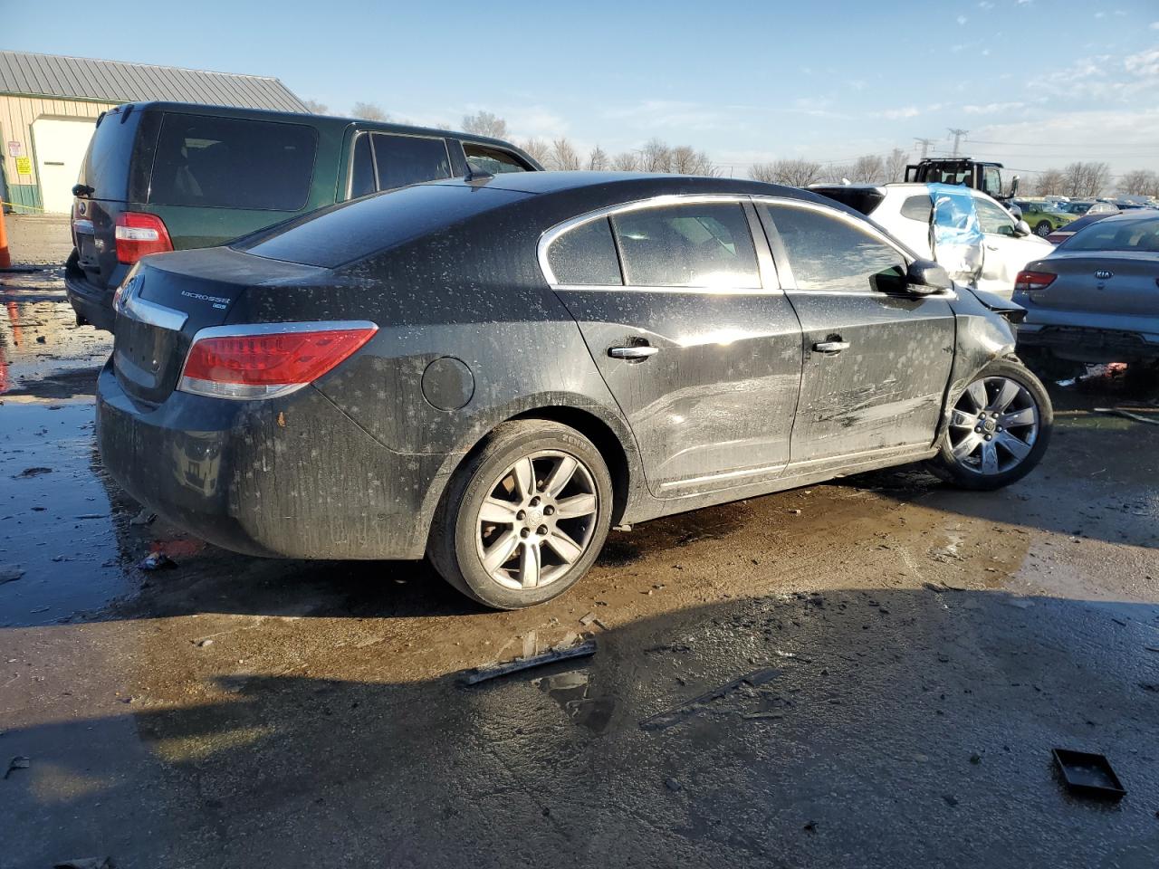 2010 Buick LaCrosse VIN 1G4GC5EG7AF121028 Copart auction photo, front end damage thumbnail 3