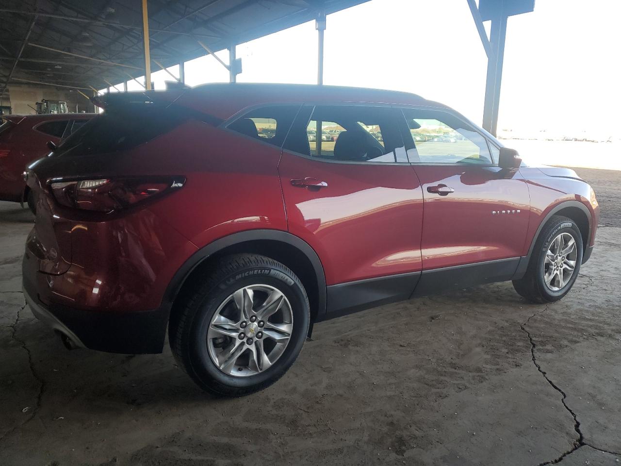 2019 Chevrolet Blazer VIN 3GNKBBRA8KS588209 Copart auction photo, front end / minor dent/scratches damage thumbnail 3