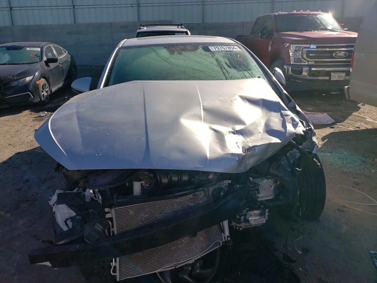 2020 Hyundai Elantra VIN 5NPD84LF5LH537164 Copart auction photo, front end / rear end damage thumbnail 5