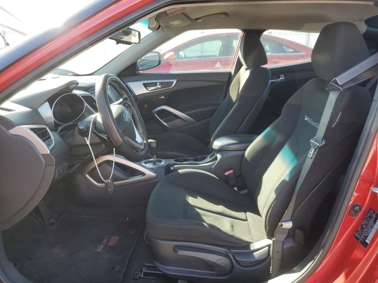 2013 Hyundai Veloster VIN KMHTC6AD5DU152990 Copart auction photo, side / front end damage thumbnail 7