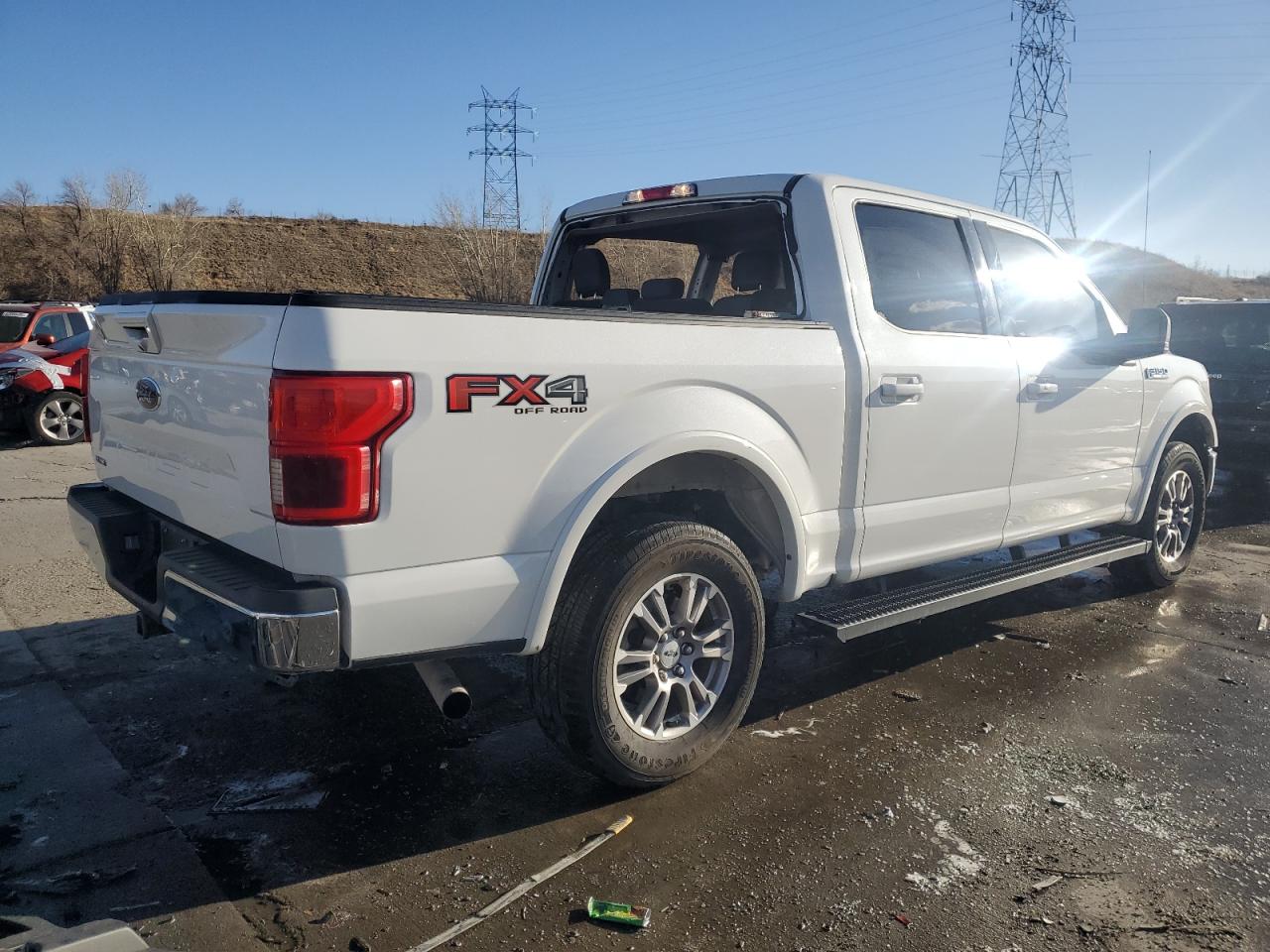 2020 Ford F-150 VIN 1FTEW1E55LKD88107 Copart auction photo, side / front end damage thumbnail 3