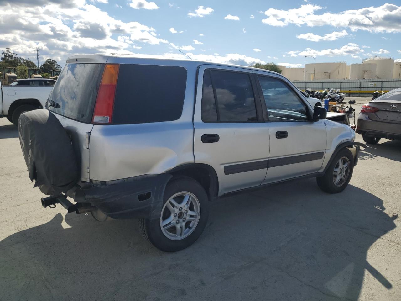 2001 Honda CR-V VIN JHLRD28421S021259 Copart auction photo, front end / rear end damage thumbnail 3