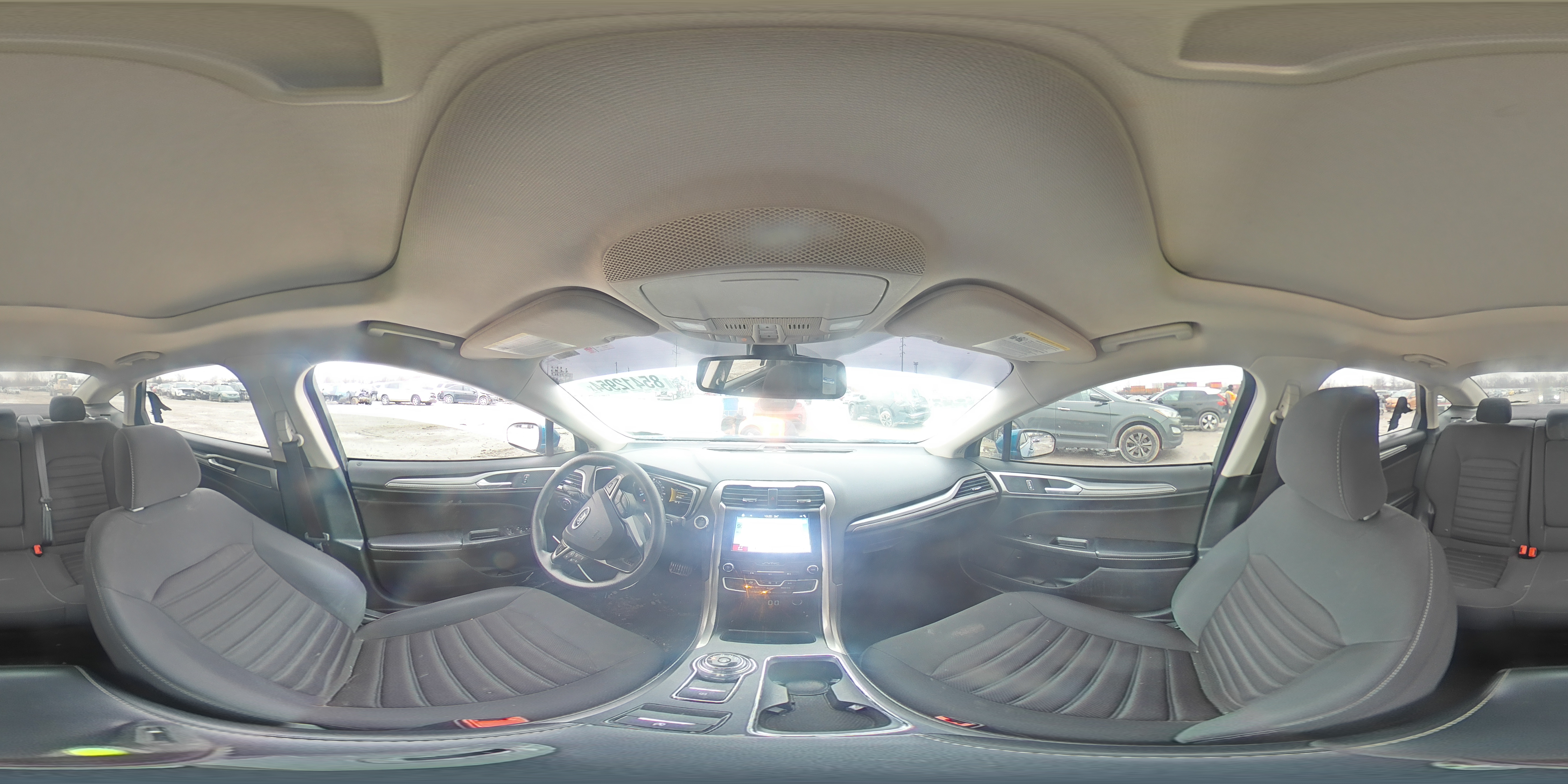 2019 Ford Fusion VIN 3FA6P0HD5KR215072 Copart auction photo, all over damage thumbnail 12