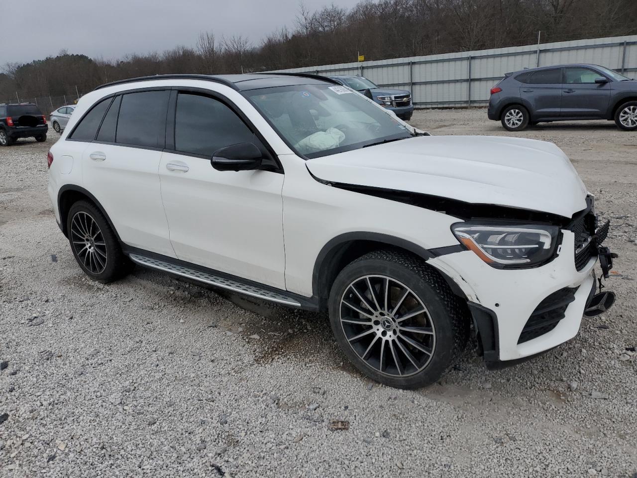 2020 Mercedes-Benz GLC VIN W1N0G8DB1LF768294 Copart auction photo, front end damage thumbnail 4