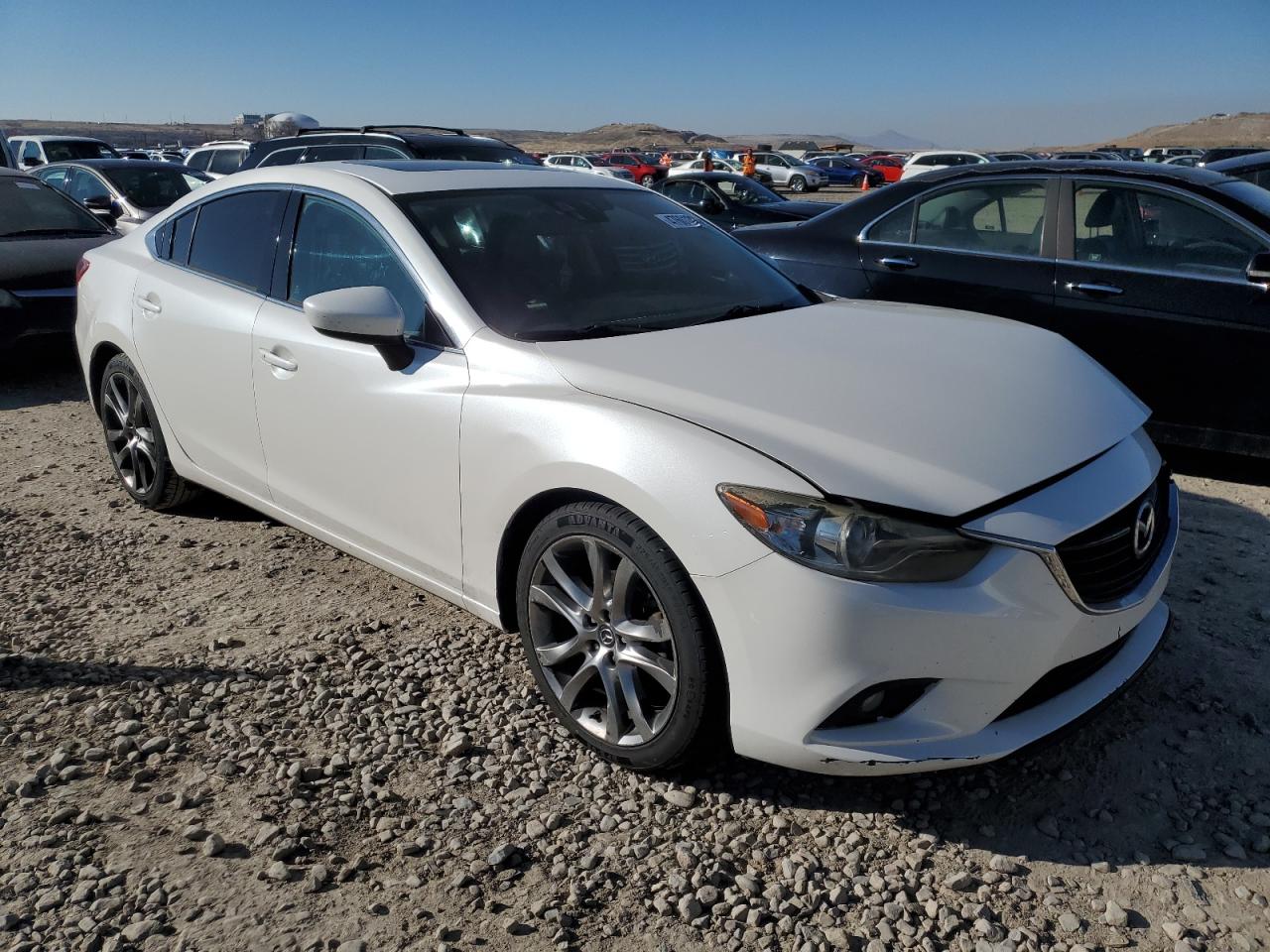2015 Mazda 6 VIN JM1GJ1W57F1194985 Copart auction photo, front end damage thumbnail 4