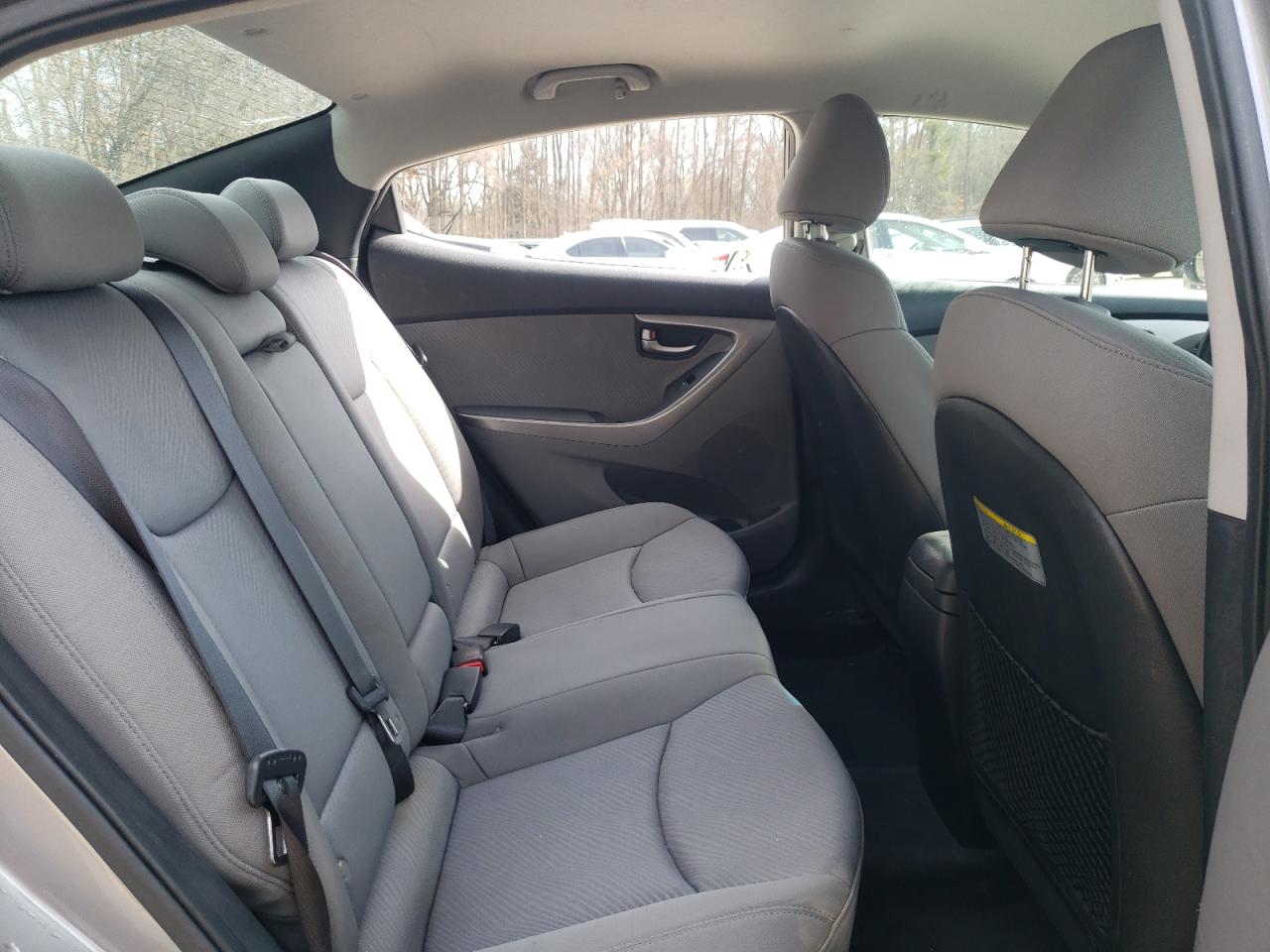2012 Hyundai Elantra VIN KMHDH4AE2CU270965 Copart auction photo, vandalism damage thumbnail 10