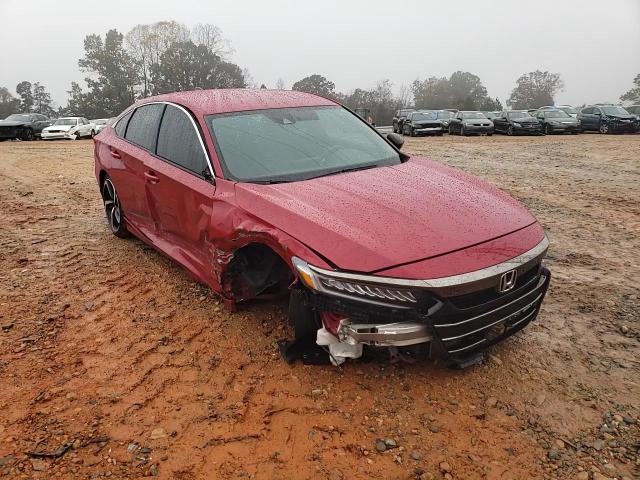 2021 Honda Accord VIN 1HGCV1F37MA044052 Copart auction photo, front end / side damage thumbnail 10