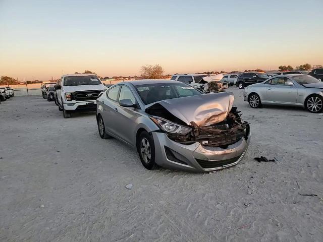 2015 Hyundai Elantra VIN 5NPDH4AE1FH587848 Copart auction photo, front end / mechanical damage thumbnail 11