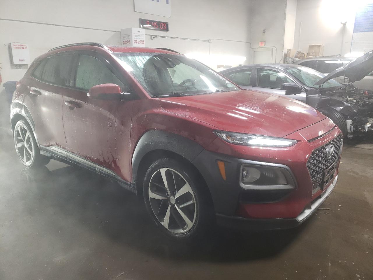 2020 Hyundai Kona VIN KM8K5CA54LU444111 Copart auction photo, mechanical damage thumbnail 4