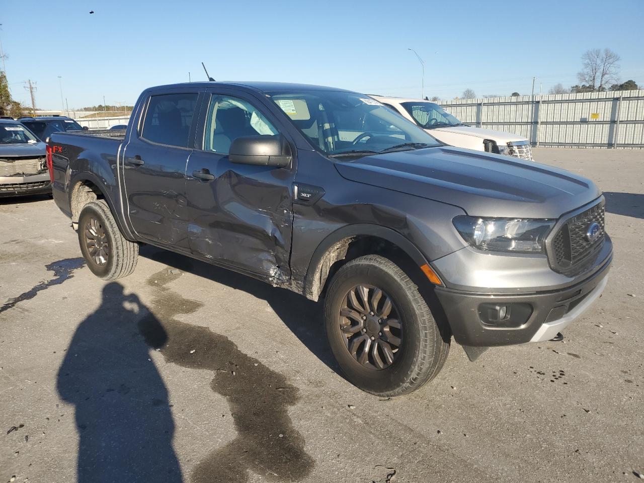 2022 Ford Ranger VIN 1FTER4EH9NLD17573 Copart auction photo, all over / undercarriage damage thumbnail 4
