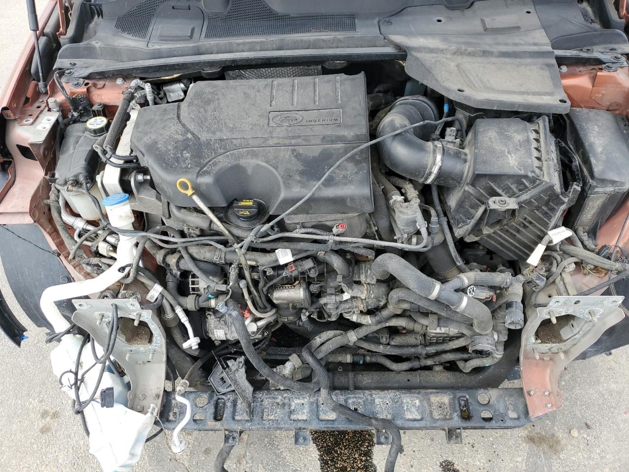 2018 Land Rover Discovery VIN SALCR2RX8JH743192 Copart auction photo, front end / mechanical damage thumbnail 12