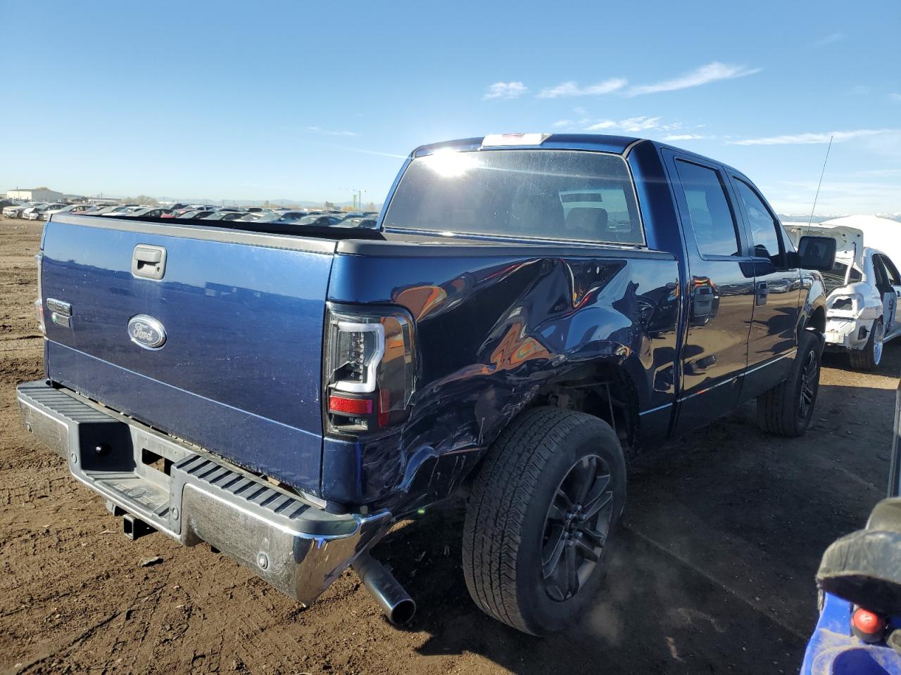 2008 Ford F-150 VIN 1FTPW14V48FA10662 Copart auction photo, side damage thumbnail 3