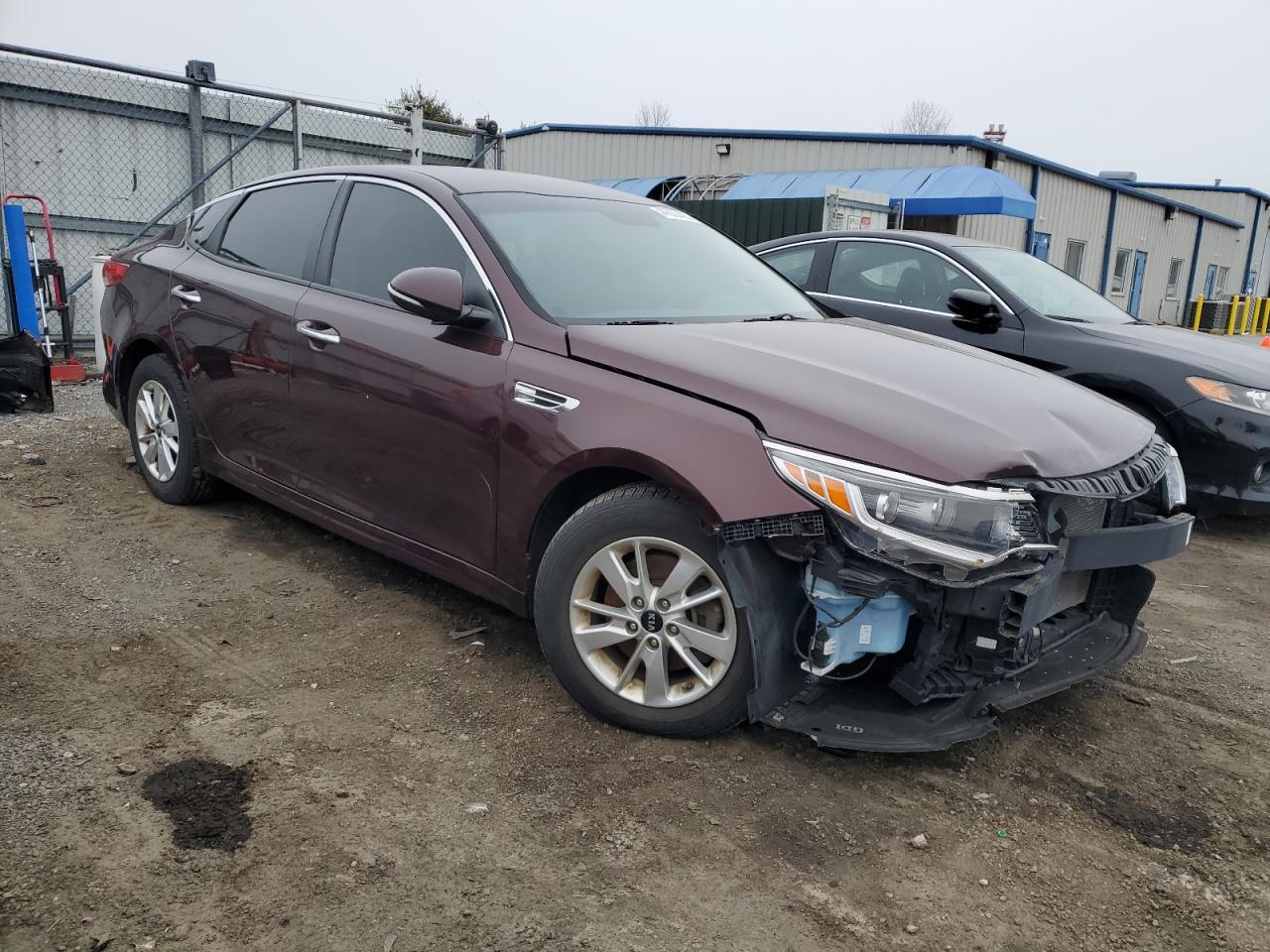 2016 KIA Optima VIN 5XXGT4L38GG023442 Copart auction photo, front end / minor dent/scratches damage thumbnail 4