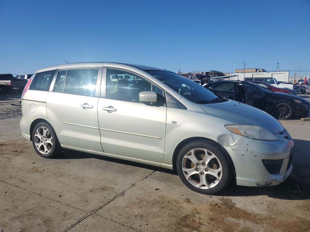 2008 Mazda 5 VIN JM1CR293380313678 Copart auction photo, front end / minor dent/scratches damage thumbnail 4