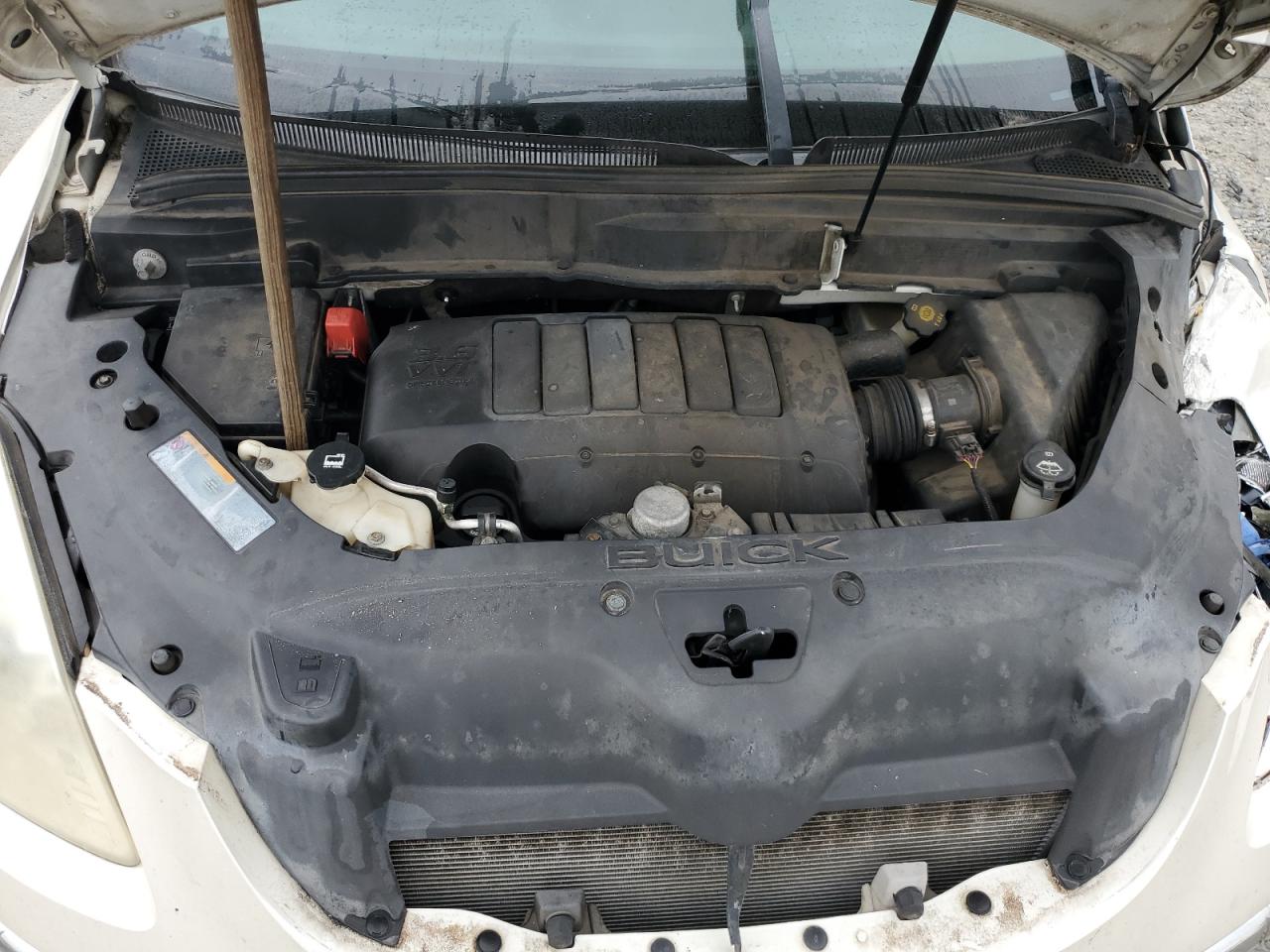 2011 Buick Enclave VIN 5GAKRBEDXBJ381926 Copart auction photo, front end damage thumbnail 13