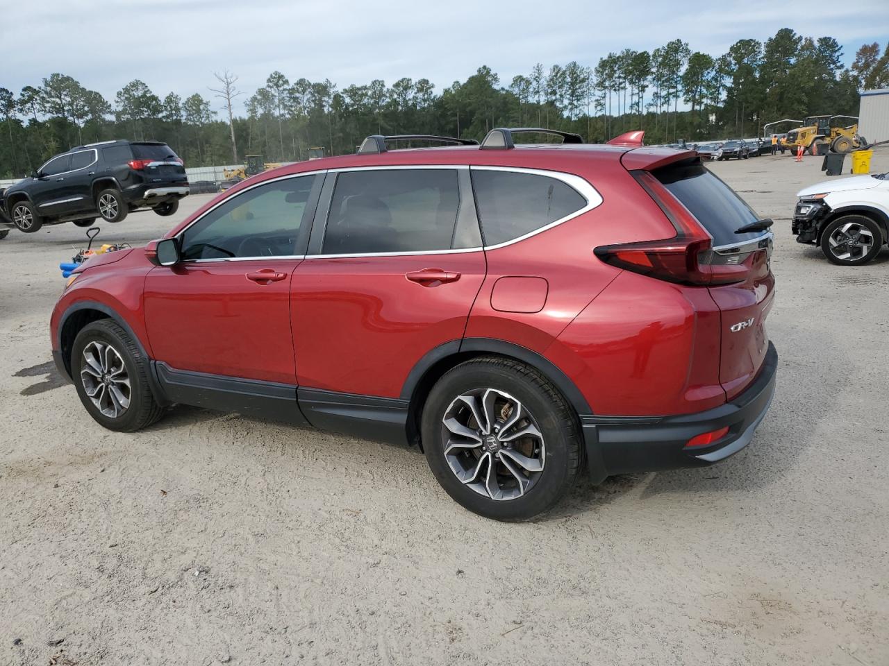 2020 Honda CR-V VIN 7FARW1H54LE015185 Copart auction photo, side damage thumbnail 2