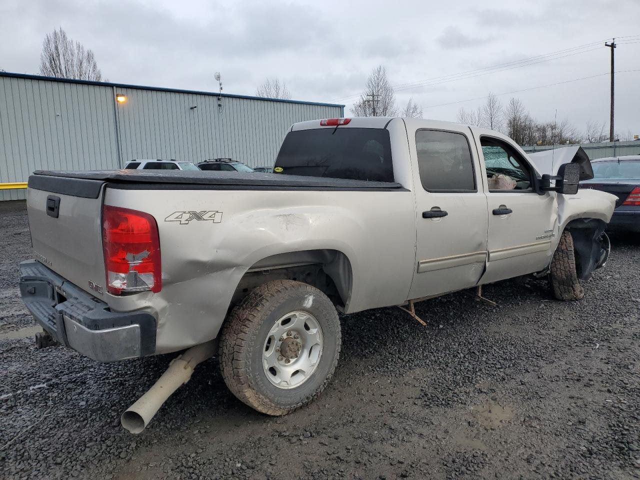 2008 GMC Sierra VIN 1GTHK23638F208150 Copart auction photo, all over damage thumbnail 3