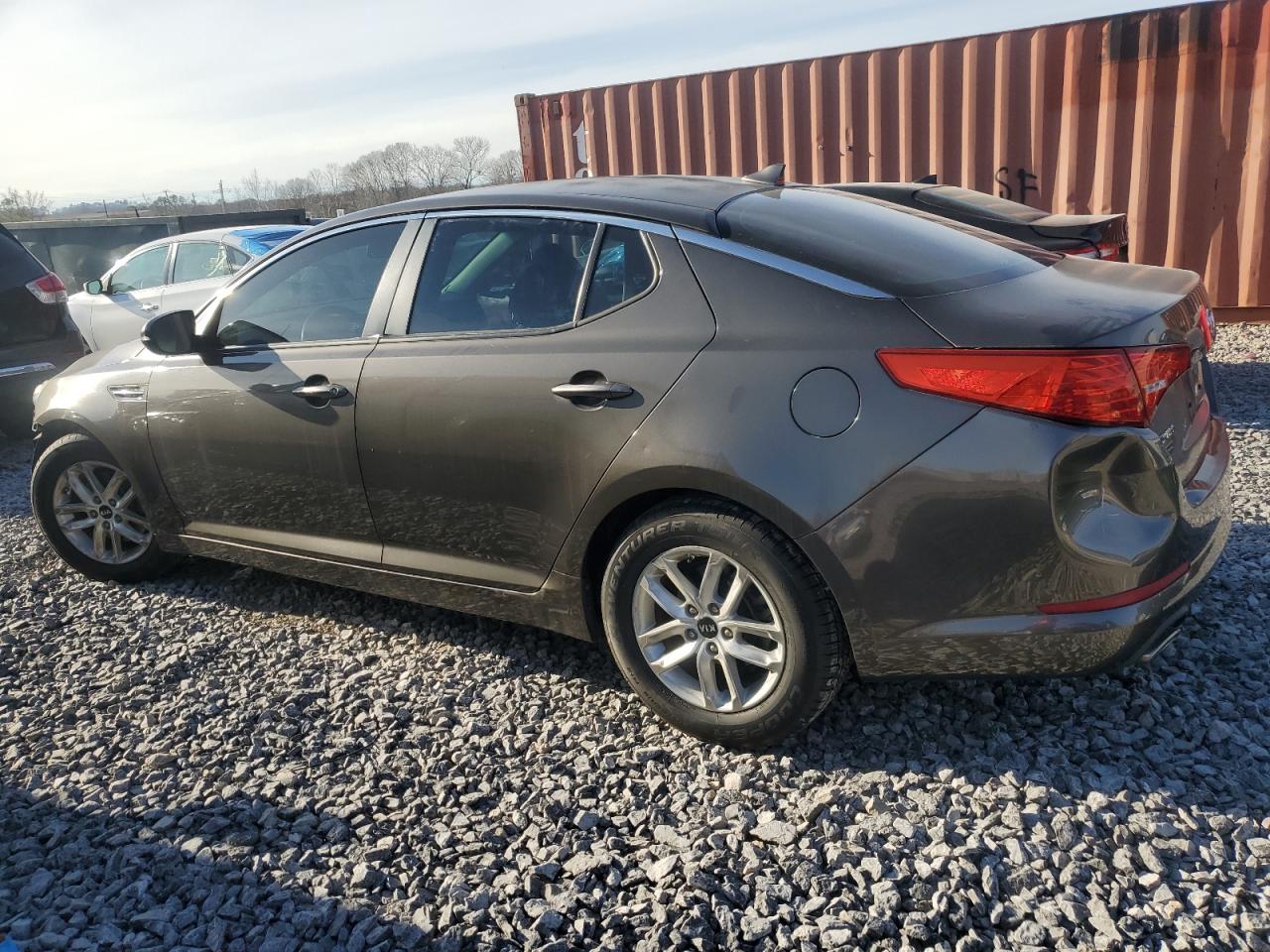 2011 KIA Optima VIN KNAGM4A76B5127764 Copart auction photo, front end damage thumbnail 2