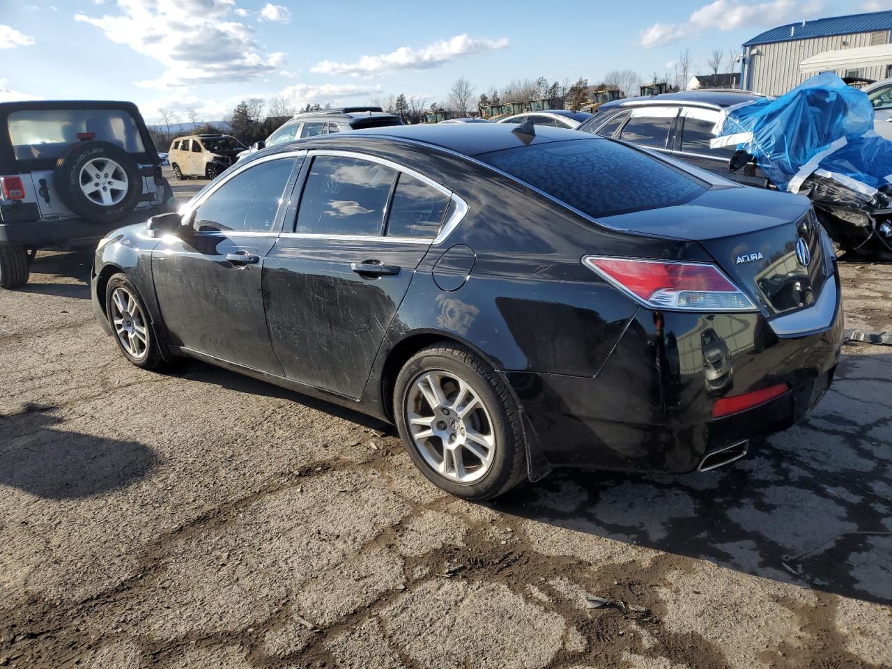 2009 Acura TL VIN 19UUA86269A000535 Copart auction photo, front end / side damage thumbnail 2