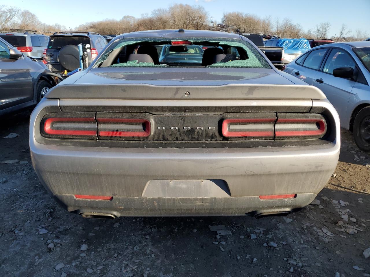 2018 Dodge Challenger VIN 2C3CDZAG5JH317713 Copart auction photo, top/roof damage thumbnail 6