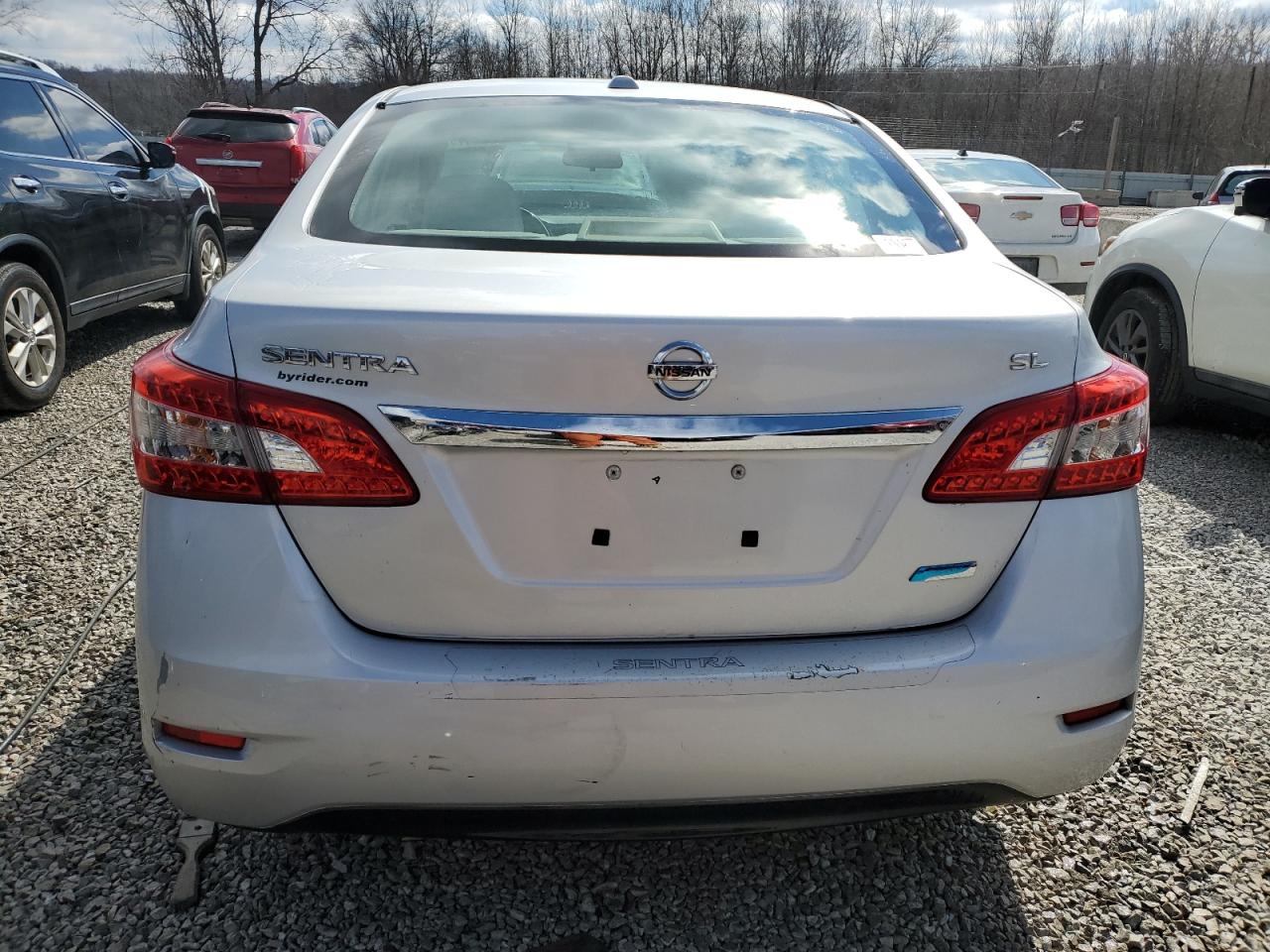 2013 Nissan Sentra VIN 3N1AB7APXDL686062 Copart auction photo, front end damage thumbnail 6