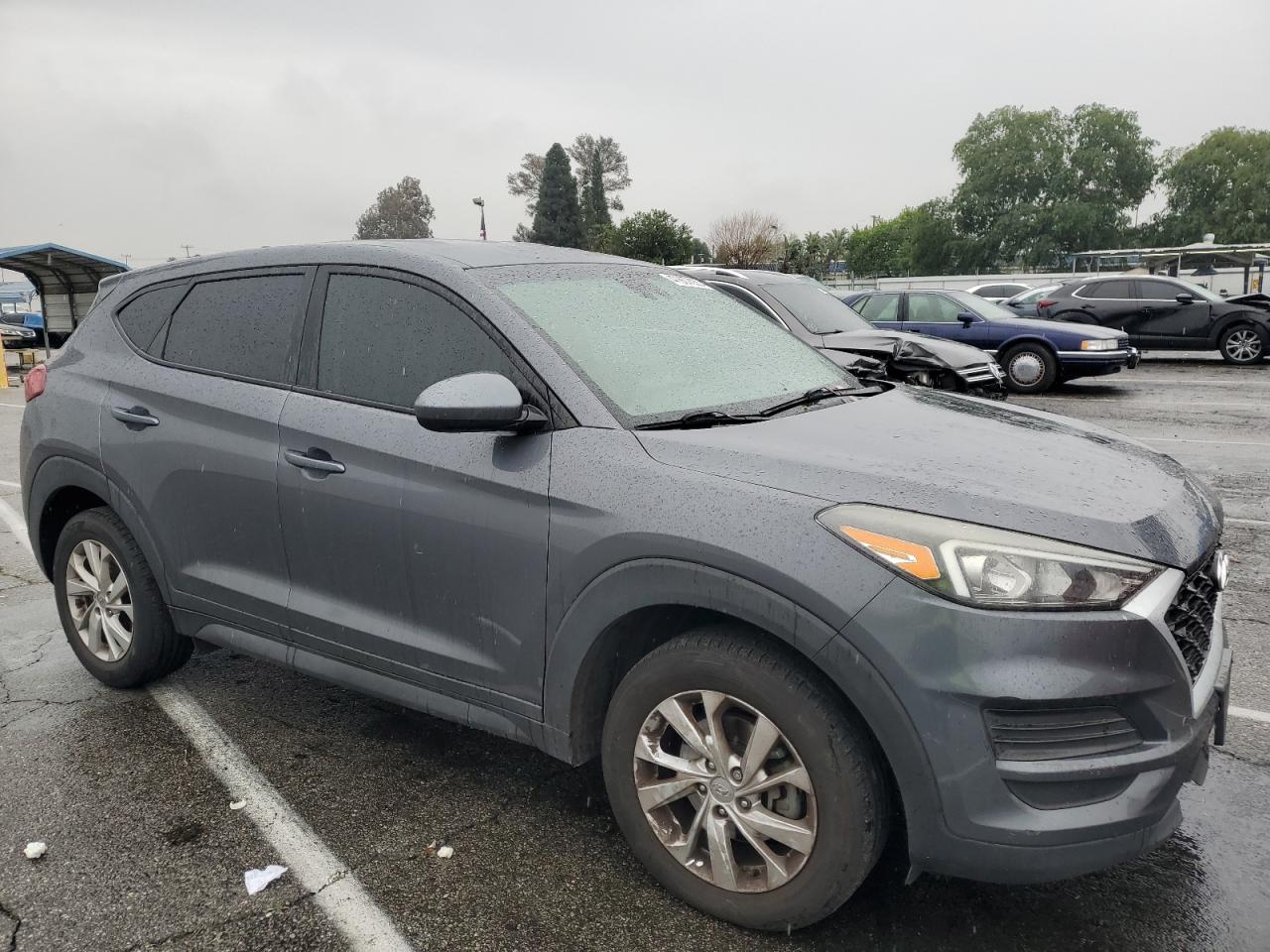 2019 Hyundai Tucson VIN KM8J23A44KU994032 Copart auction photo, side damage thumbnail 4