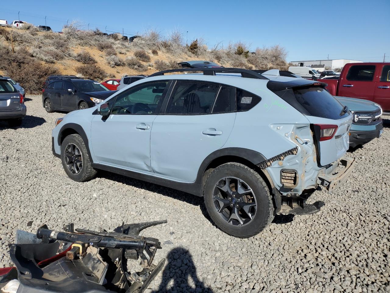 2020 Subaru XV VIN JF2GTACC4L9222883 Copart auction photo, rear end / side damage thumbnail 2