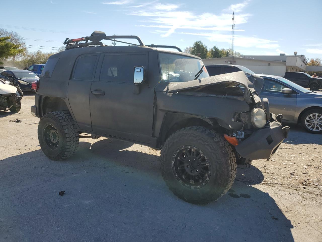 2007 Toyota FJ Cruiser VIN JTEBU11F270036798 Copart auction photo, front end / frame damage damage thumbnail 4