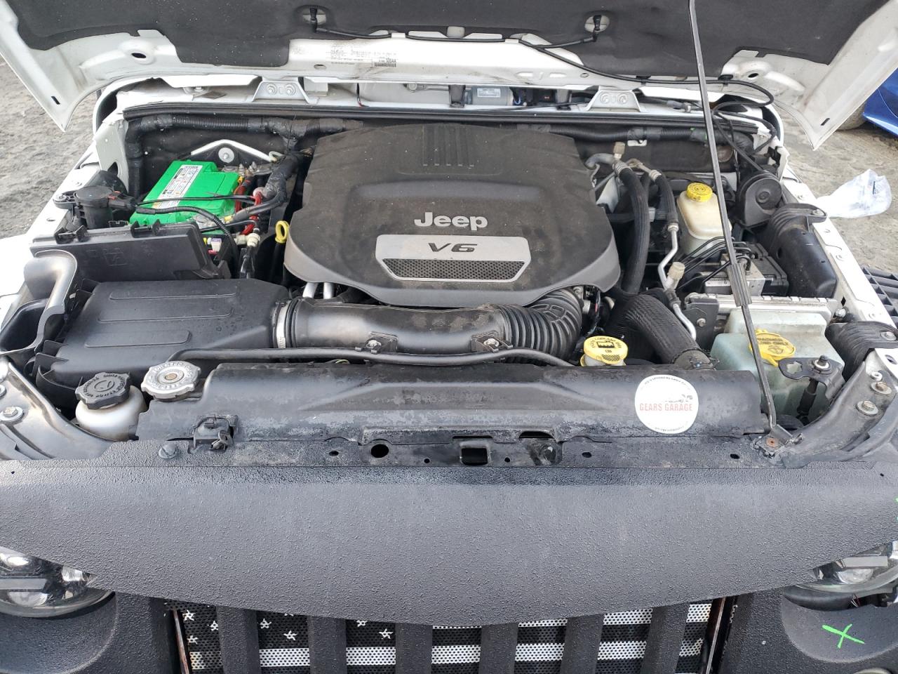 2016 Jeep Wrangler VIN 1C4BJWEG3GL158582 Copart auction photo, frame damage / front end damage thumbnail 11