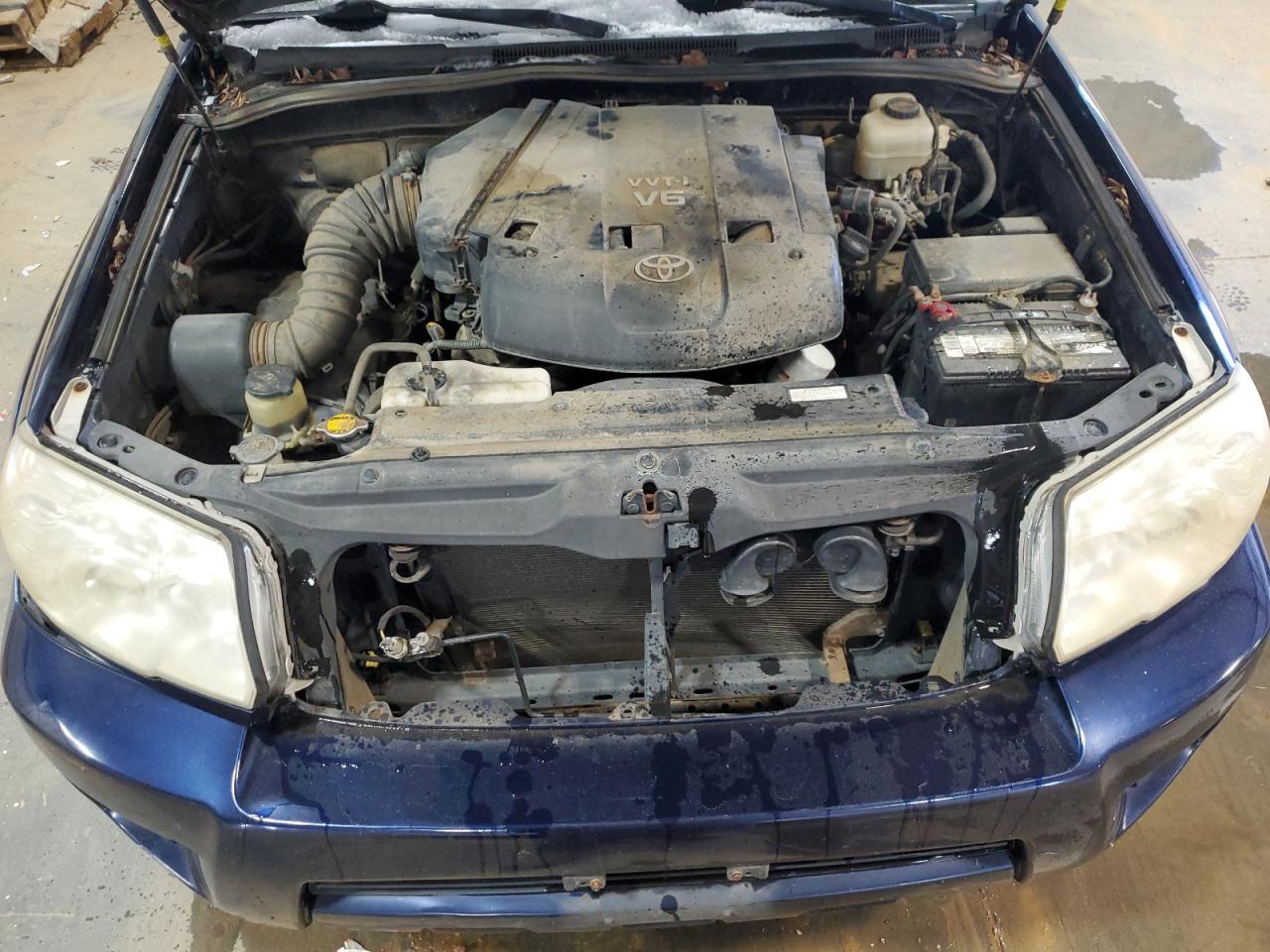 2007 Toyota 4Runner VIN JTEBU17R878100149 Copart auction photo, front end / side damage thumbnail 12