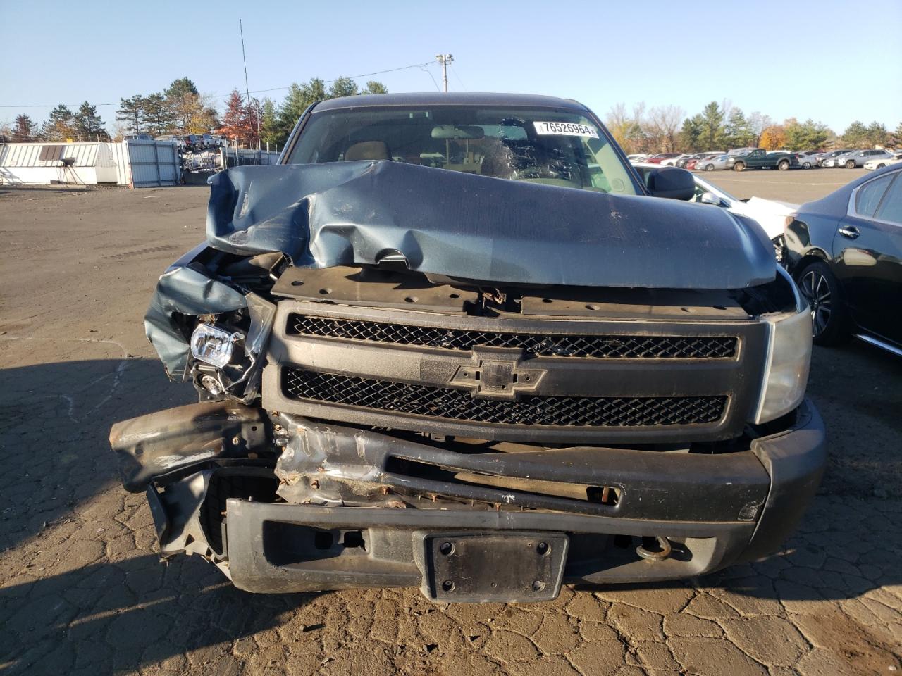 2011 Chevrolet Silverado VIN 1GCRKPEAXBZ189184 Copart auction photo, front end damage thumbnail 5