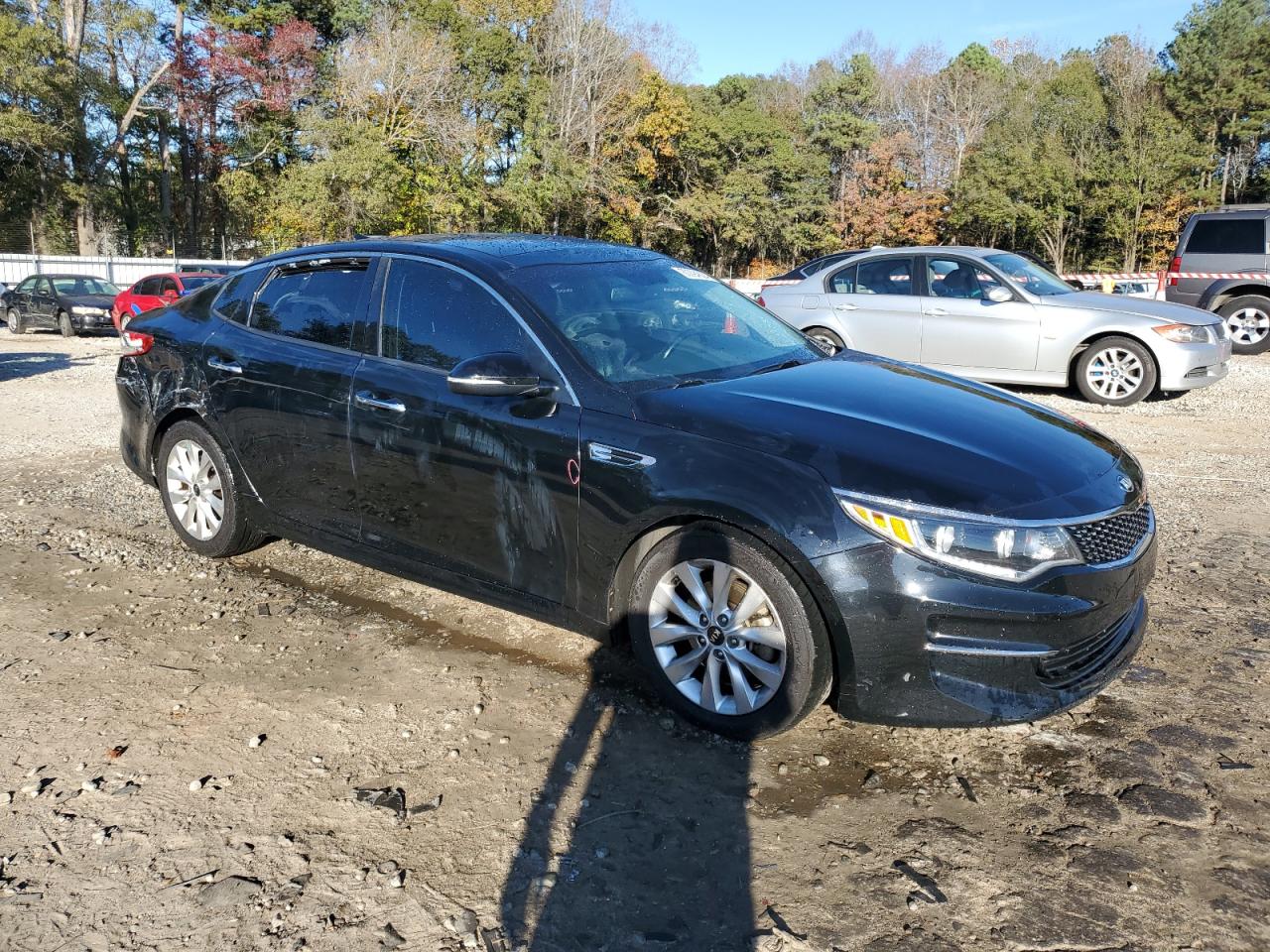 2016 KIA Optima VIN 5XXGU4L38GG041582 Copart auction photo, rear end / side damage thumbnail 4