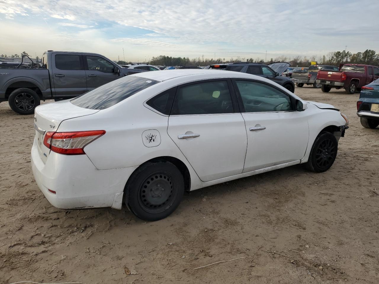 2014 Nissan Sentra VIN 3N1AB7AP4EY306721 Copart auction photo, front end / mechanical damage thumbnail 3