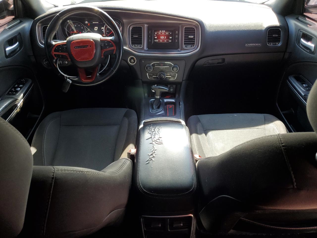 2015 Dodge Charger VIN 2C3CDXBG6FH752038 Copart auction photo, front end / rear end damage thumbnail 8