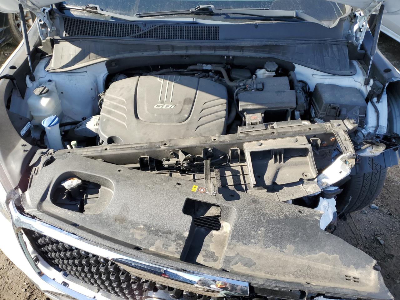 2017 KIA Sorento VIN 5XYPHDA53HG338104 Copart auction photo, front end / undercarriage damage thumbnail 12