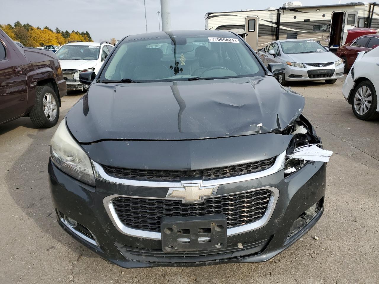 2014 Chevrolet Malibu VIN 1G11E5SL1EF260737 Copart auction photo, front end / side damage thumbnail 5