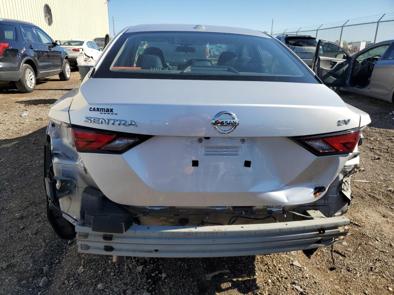 2021 Nissan Sentra VIN 3N1AB8CV1MY260796 Copart auction photo, rear end / side damage thumbnail 6