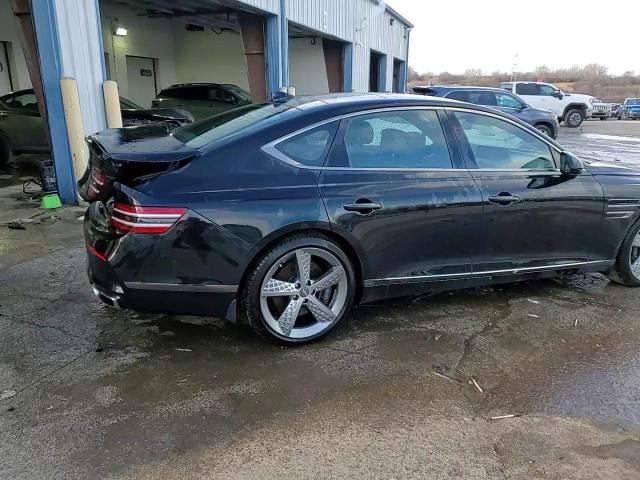 2023 Genesis G80 VIN KMTGB4SD1PU156195 Copart auction photo, rear end damage thumbnail 13