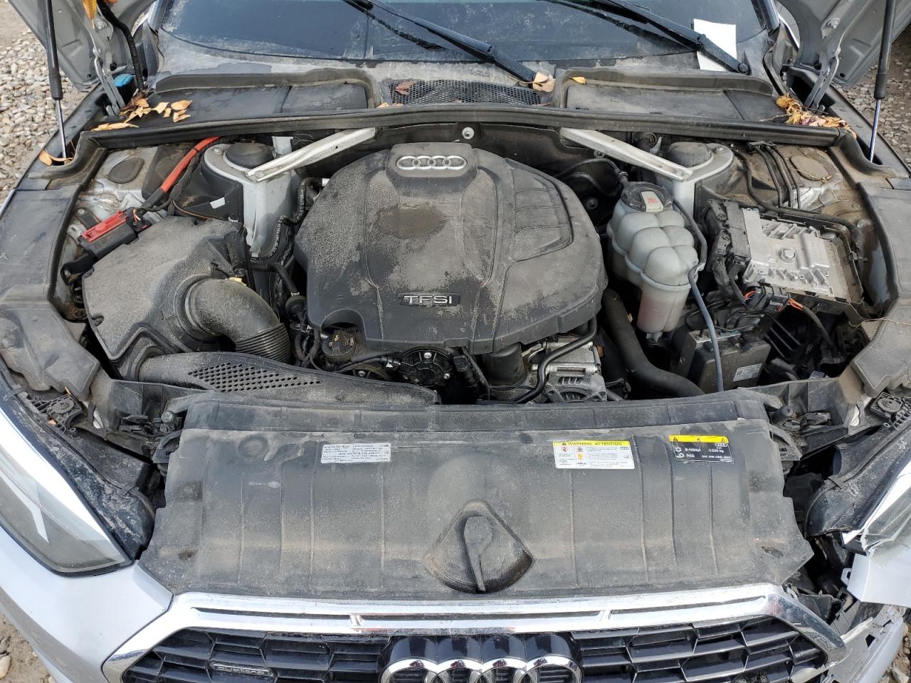 2020 Audi A5 VIN WAUANCF56LA009128 Copart auction photo, front end / rear end damage thumbnail 12