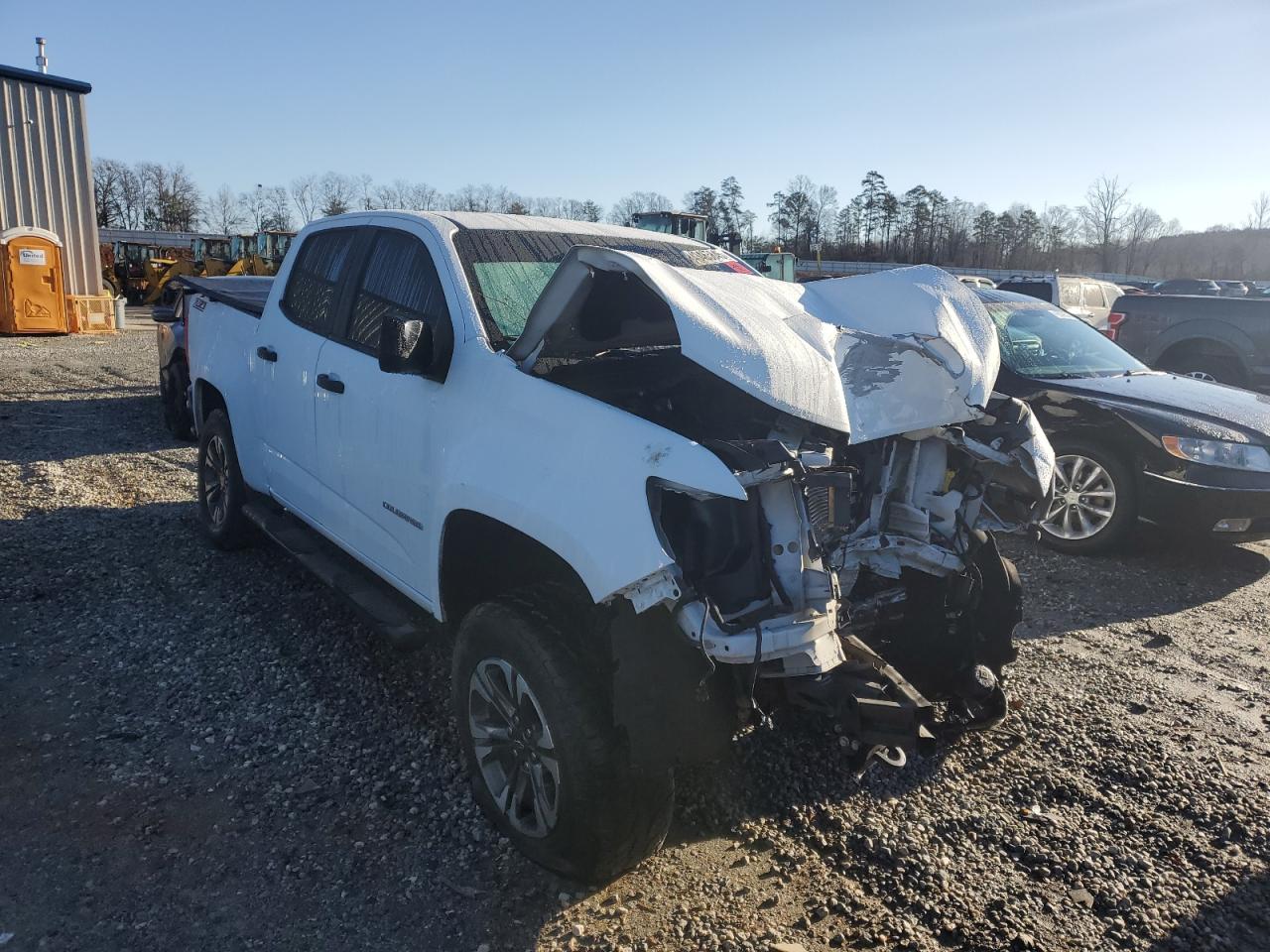 2021 Chevrolet Colorado VIN 1GCGSDEN8M1298995 Copart auction photo, front end damage thumbnail 4